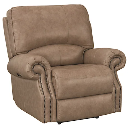 Transitional Wallsaver Recliner with USB Charging